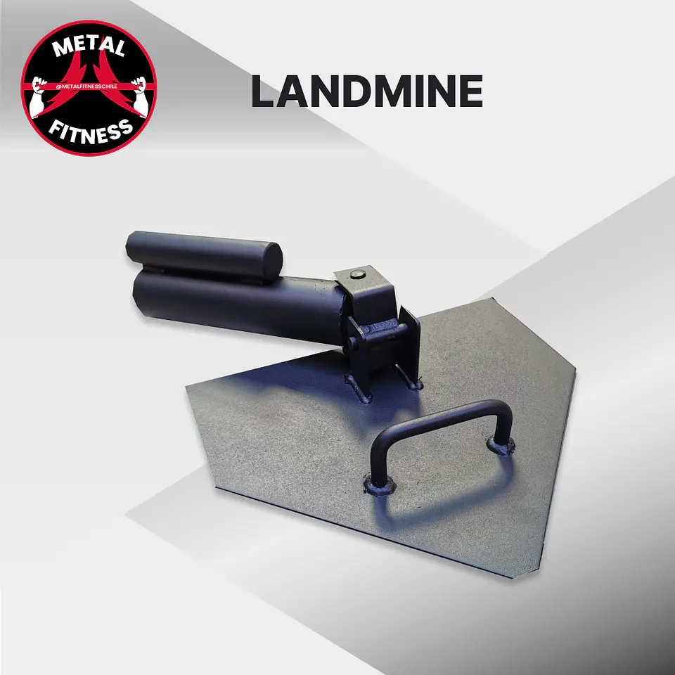 Landmine de Piso Esquinero Bifuncional | Compatible con Barra Olímpica y Pre-Olímpica 1