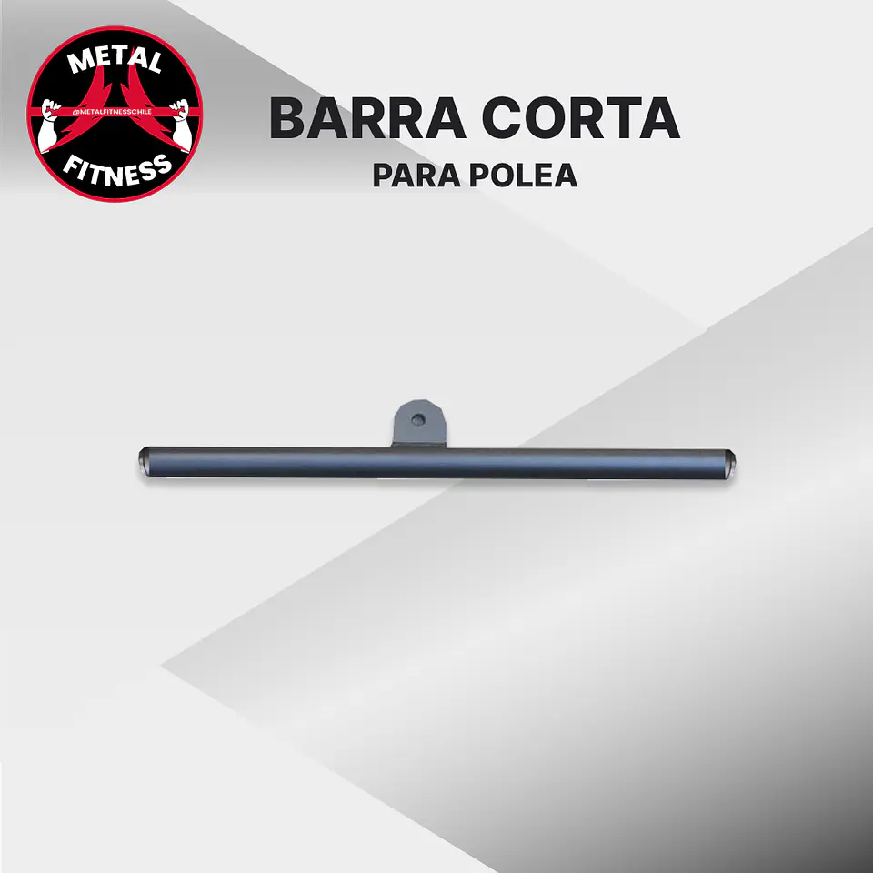 Barra Corta para Polea 60 cm – Uso Rudo (Resistencia 200 kg) 1