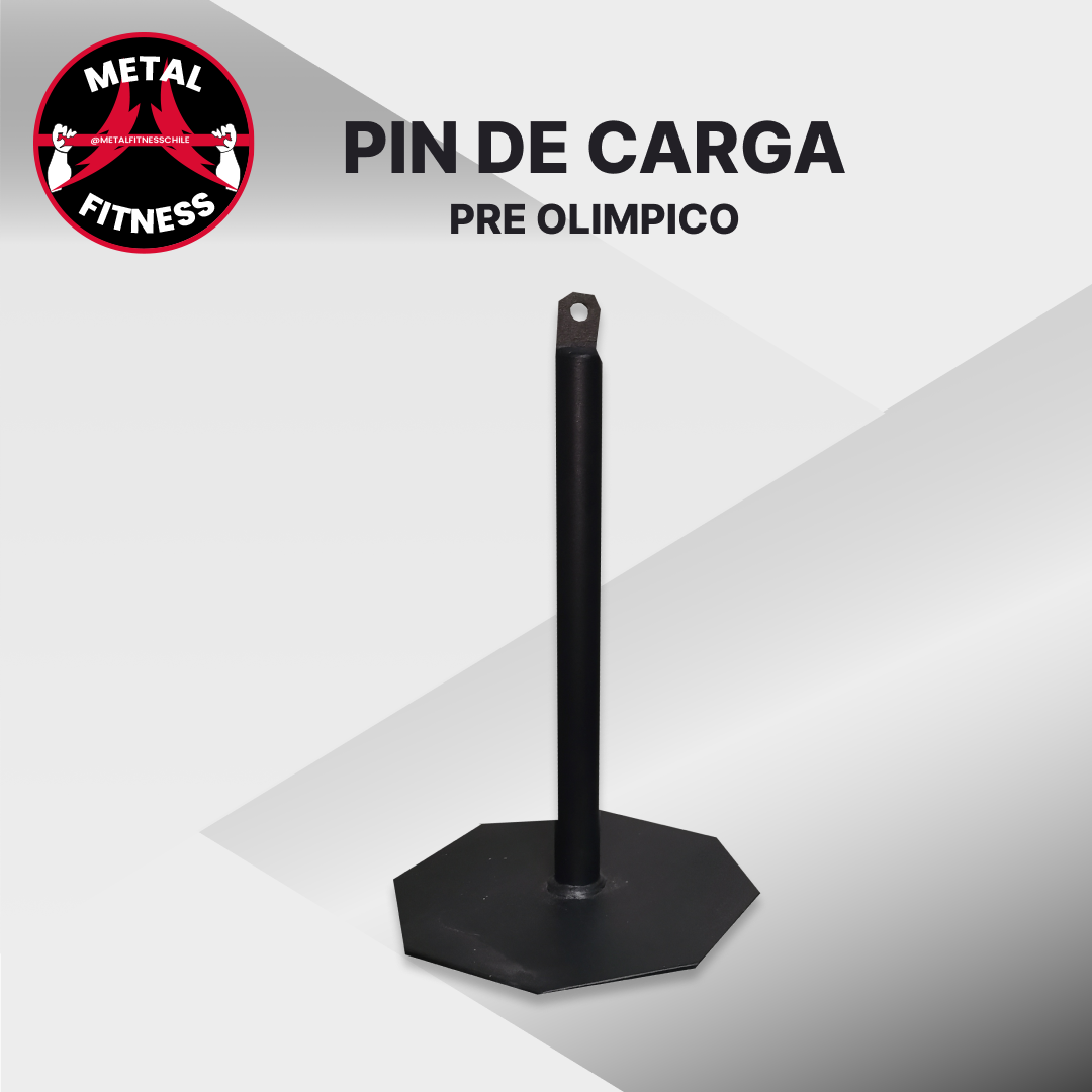 Pin de Carga Pre-Olímpico para Poleas | Carga de Discos Trabajo Pesado (+200 kg)