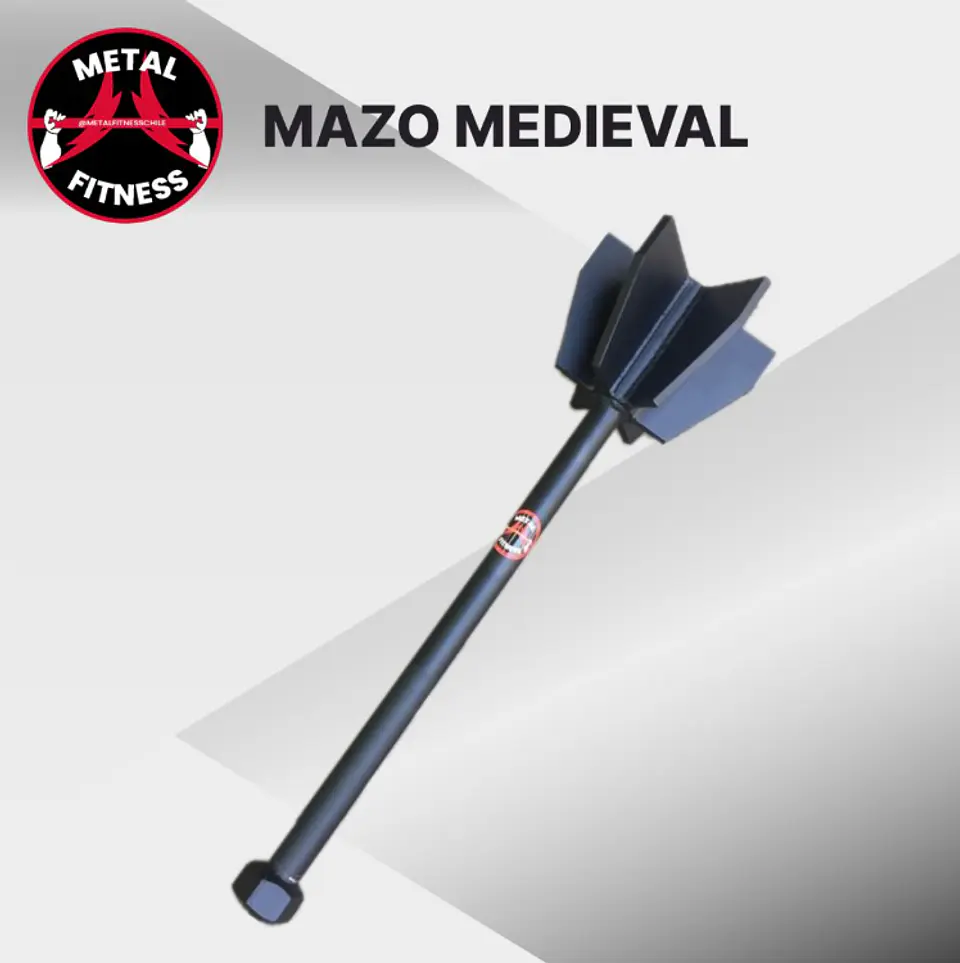 Mazo Medieval de Acero 8,5 kg – Fuerza y Control Legendario 1