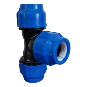 Tee Pp Compresion 25mm Pn16