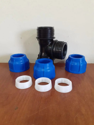 Tee Pp Compresion 25mm Pn16 4