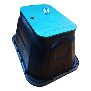 Caja Guarda Valvula Cuadrada Conica 12' - Riego - Jardin