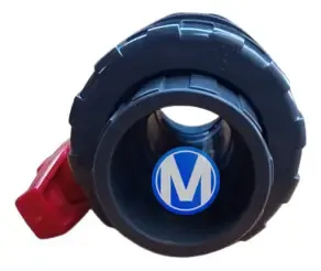 Válvula Bola Pvc Con Doble Union Americana, 32 Mm, 1 PLG 2