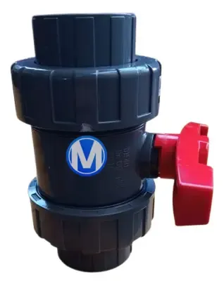 Válvula Bola Pvc Con Doble Union Americana, 32 Mm, 1 PLG 4