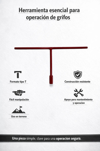 Llave De Grifo Nch 1646 - Tipo T 2