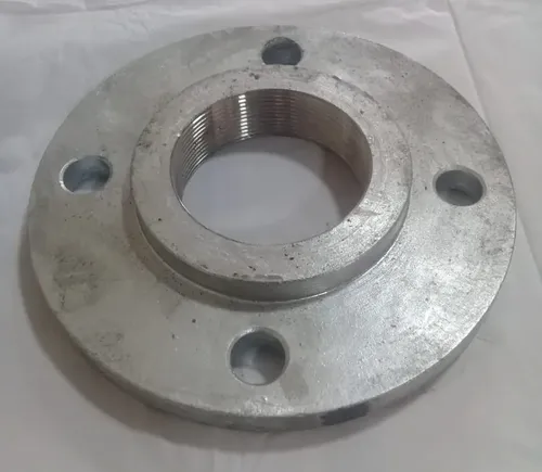 Flange - Brida Ac. Galvanida  Hilo Bsp 50mm (2in) Din  4