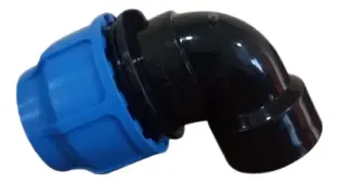 Codo Pp Compresion 90° 32 X 1  Hi Pn16 1