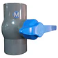 Válvula Bola Pvc Compacta Soldar 32mm Pn16 - Miniatura 1