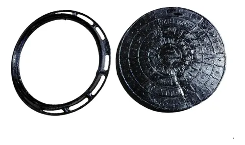 Tapa Camara Alcantarillado D=60cm Resiste 12.5ton Con Anillo 8