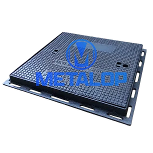 TAPA ALCANTARILLADO CUADRADADA FE DUCTIL P/CAMARA 60 X 60CM CLASE C250
