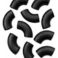 Codo Soldar Sch40 De 1 1/2 PuLG  En 90° (pack 10 Unid) - Miniatura 5