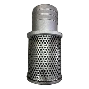 Canastillo - Canasto Succión Motobomba Aluminio, 4 Pulgadas