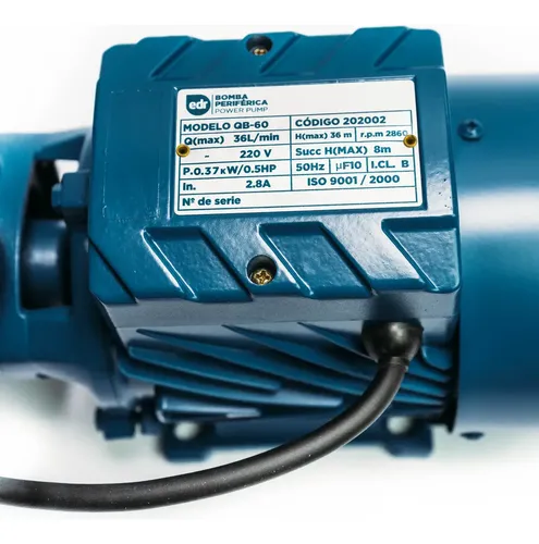 Bomba De Agua Periferica 0.5hp 1 X 1 Qb60 Monofásica 4