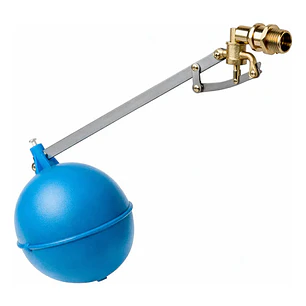 Kit Válvula Flotador Para Estanques 1 PuLG + Boya 150mm