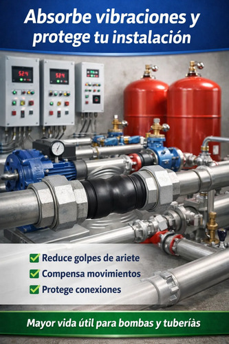 Junta De Dilatación Expansión Doble Onda Hi - 1 Pulgada 3