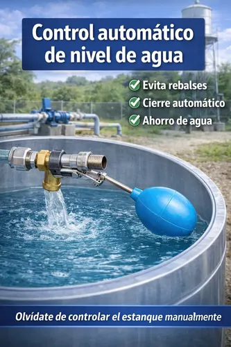 Valvula Flotador 2 Varilla Plana Sin Boya 2