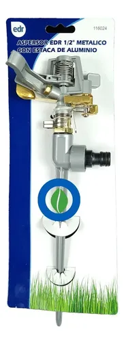 Aspersor De Impacto 1/2 Pulgada Metalico Con Estaca Aluminio 1