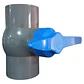 Válvula Bola Pvc Compacta Soldar 50mm - Pack 5 Unidades - Miniatura 3