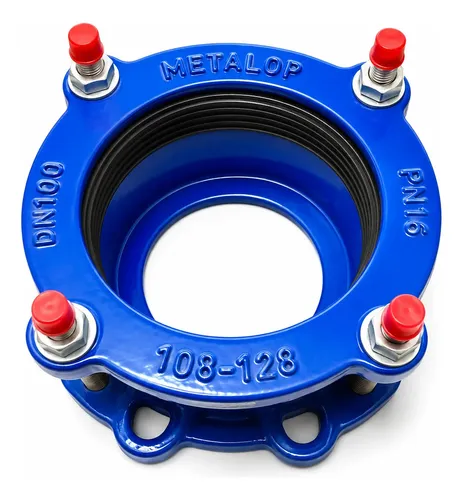 Adaptador Brida Universal Multi-rango 108-128 Para Unir Tubos 3