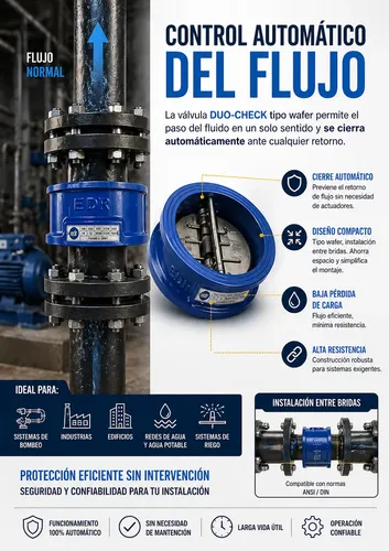 Valvula De Retencion Duo-check Tipo Wafer, 4 PuLG (100mm) 4