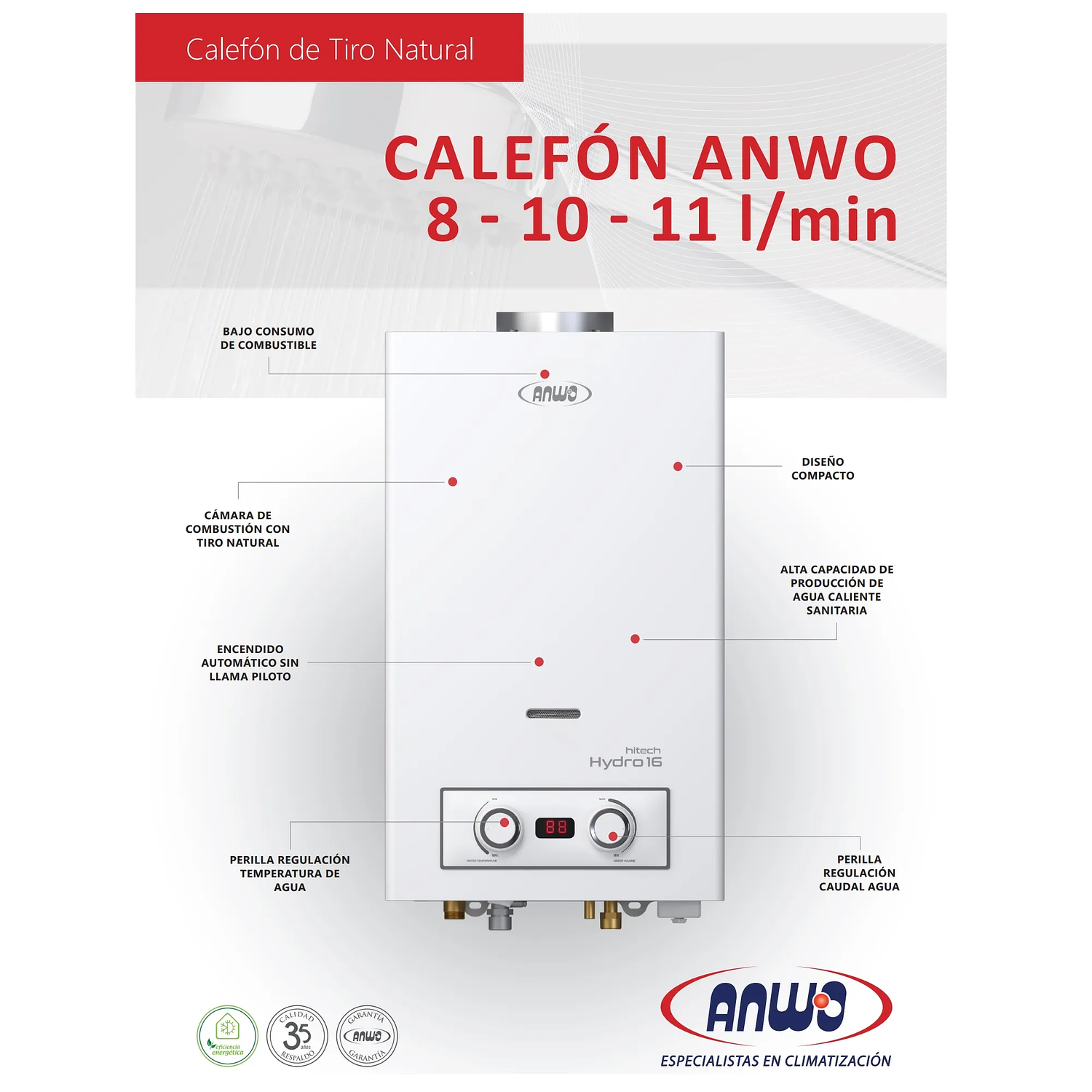 Calefont TN 10 Lts GN 4