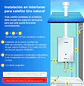 Calefón ionizado 7 litros gas natural HydroBase - Miniatura 6