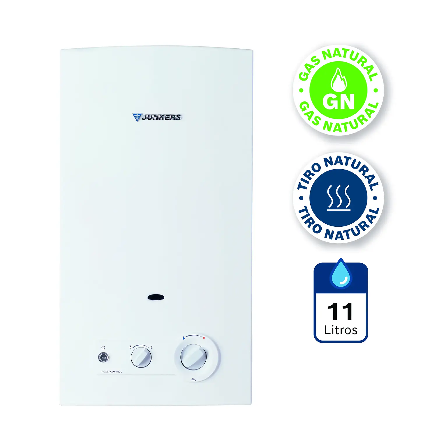 Calefón ionizado 11 litros gas natural WR11-2 B23 2