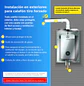Calefon tiro forzado 12 litros gas natural WD 12 KME  - Miniatura 5