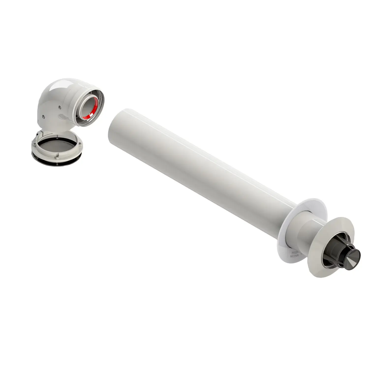 Kit para 10 litros calefon tiro forzado solar cámara estanca