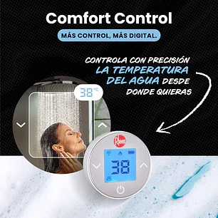 Control de t° digital sin usb rheem