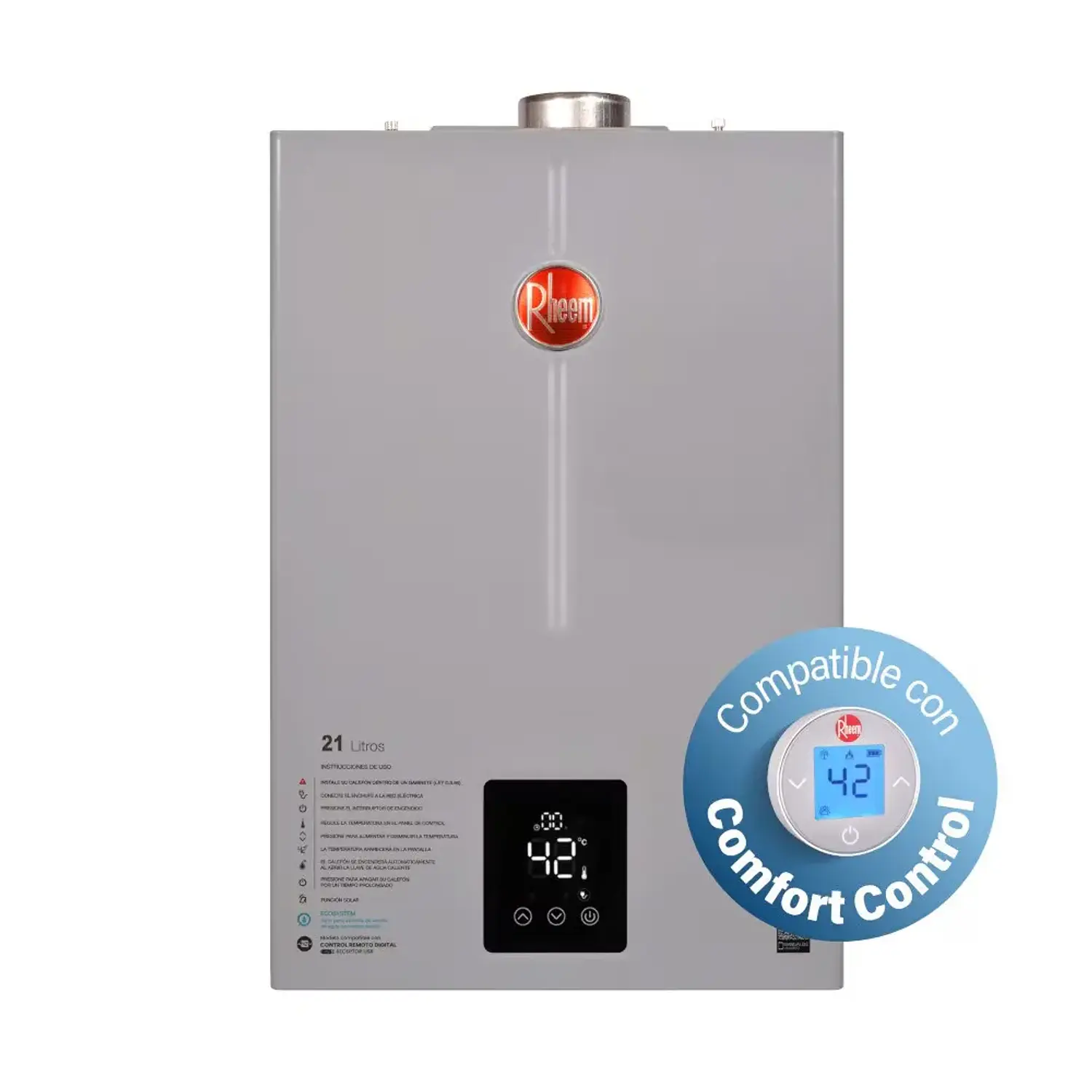 Control de t° digital sin usb rheem 5
