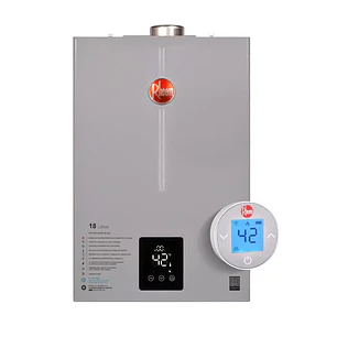 Calefon 18 Litros Gas Natural Tiro Forzado con Control Rheem