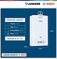 Calefón piezo 11 litros gas natural Therm 4100 - Miniatura 6