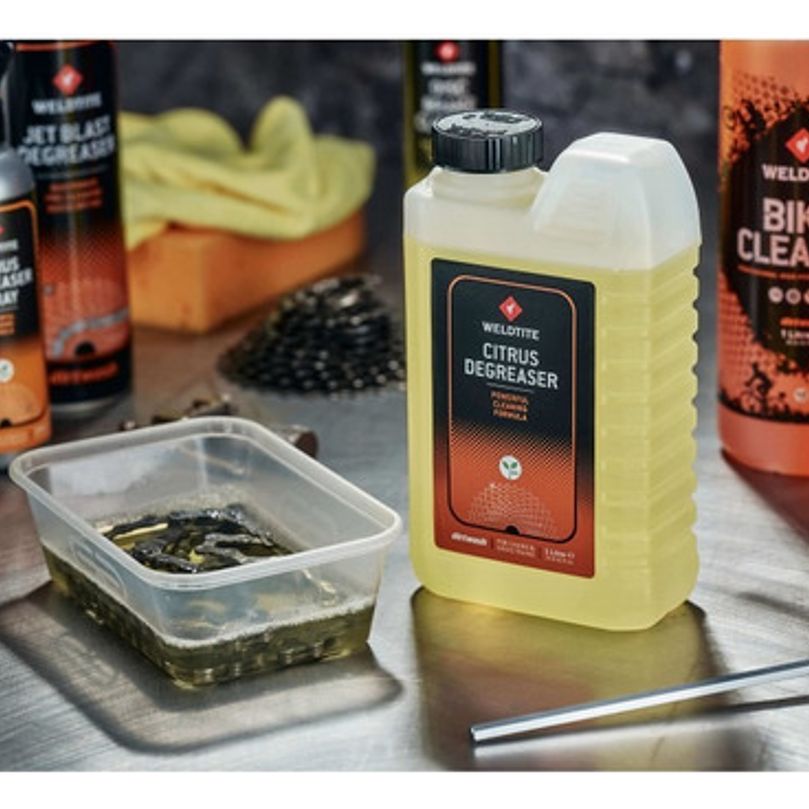 Líquido Desengrasante Citrus Degreaser Weldtite 1 Litro Bio 3