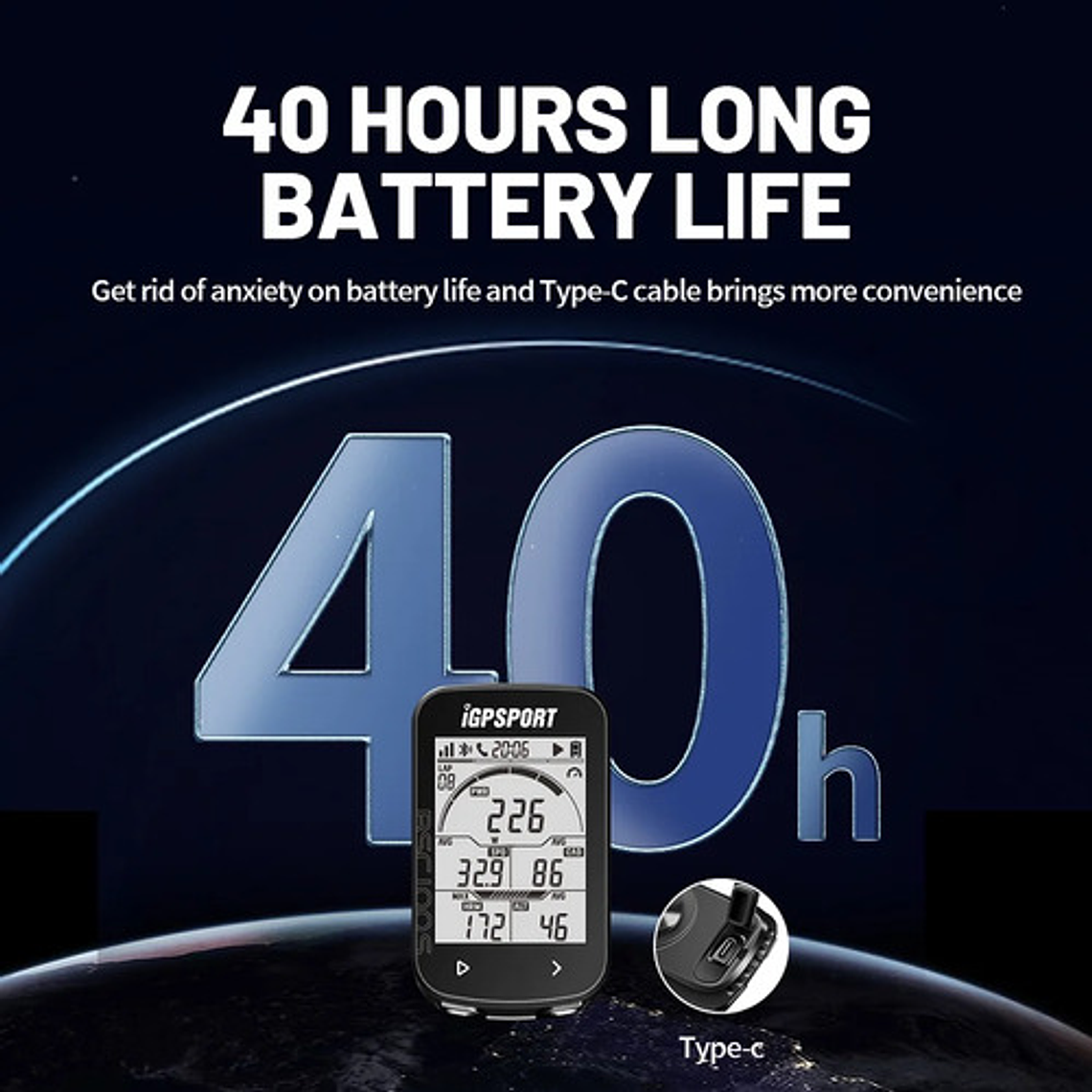 Ciclocomputador Igpsport Bsc100s Gps / Ant+ 3