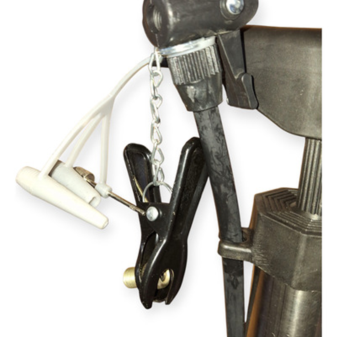 Bombin Bicicleta Cromado Toolmak Con Manometro 3