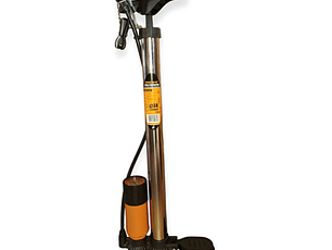 Bombin Bicicleta Cromado Toolmak Con Manometro