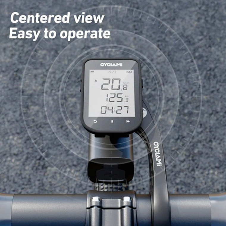 Soporte Extensor Cyclami S2 Para Ciclocomputador Gopro Y Luz Frontal Negro 7