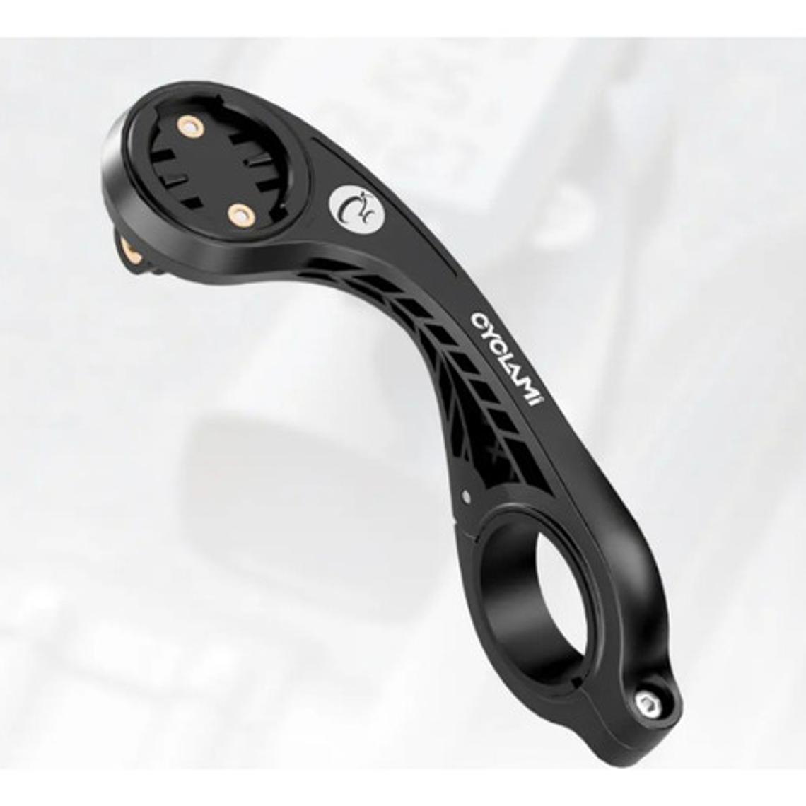 Soporte Extensor Cyclami S2 Para Ciclocomputador Gopro Y Luz Frontal Negro 8