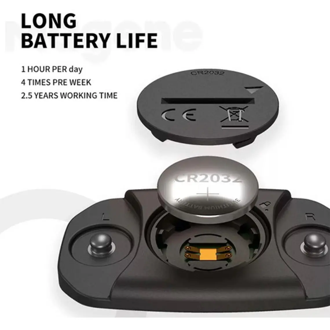 Sensor Cardiaco Torácico Magene H303 Bluetooth Ip67 1000h Negro Awesome Black 6