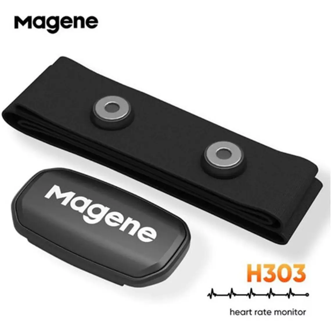 Sensor Cardiaco Torácico Magene H303 Bluetooth Ip67 1000h Negro Awesome Black 11
