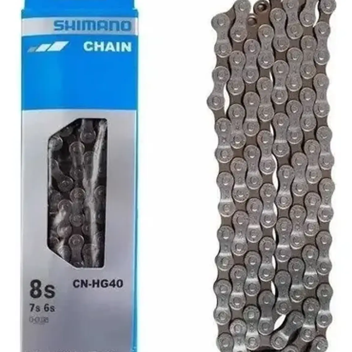 Cadena 116l 6 / 7 / 8 Velocidades Cn-hg40 Shimano Bicicleta 4