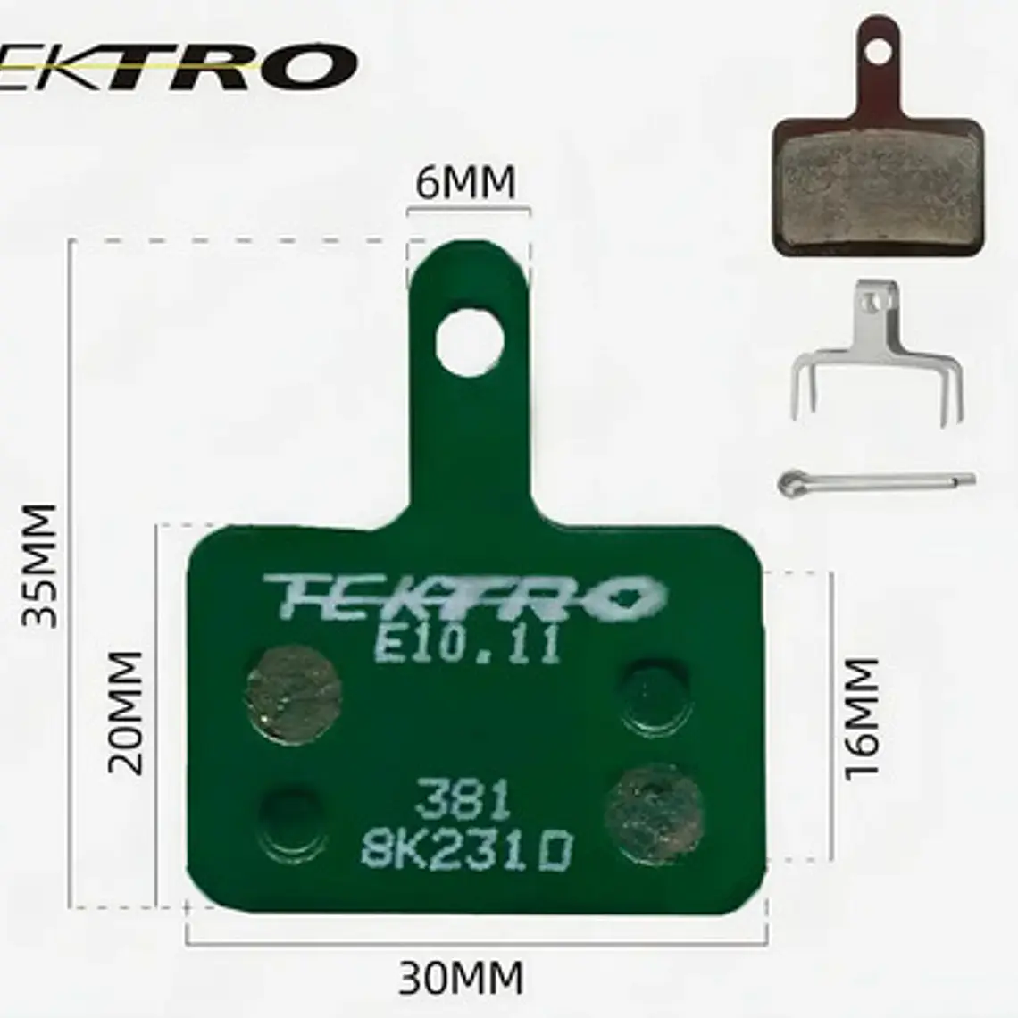 Pastillas Freno Compatibles Con Shimano Y Tektro B01s 5