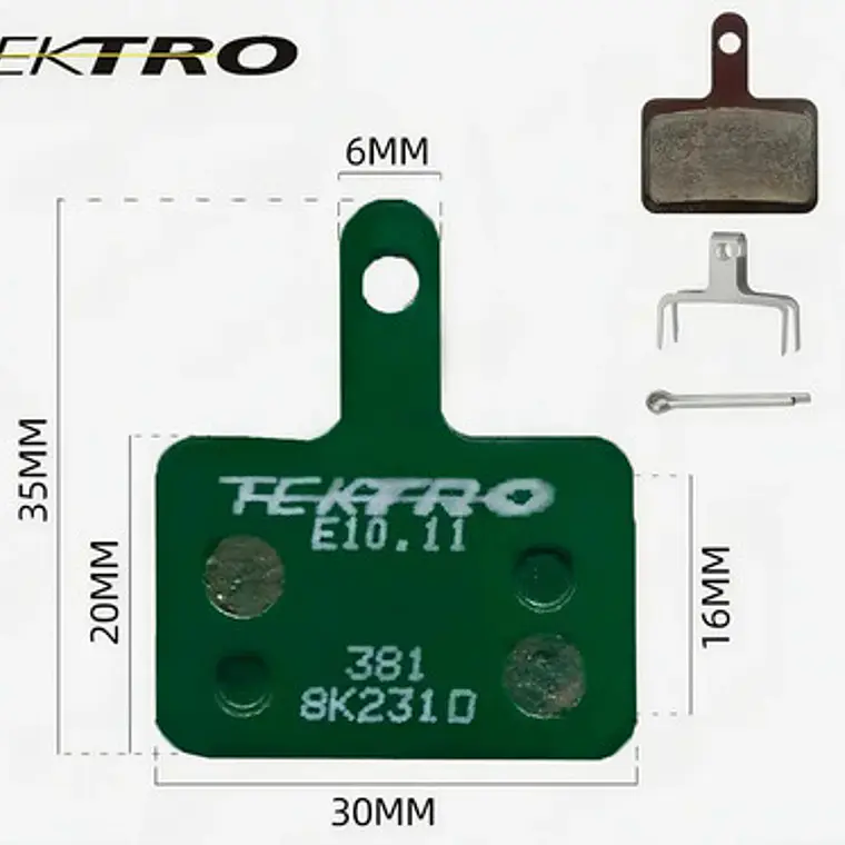 Pastillas Freno Compatibles Con Shimano Y Tektro B01s 5