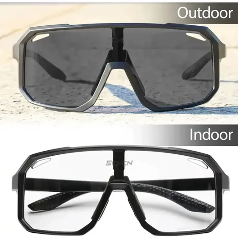 Gafas Scvcn Fotocromatico Marco Negro Plastico Negro 2