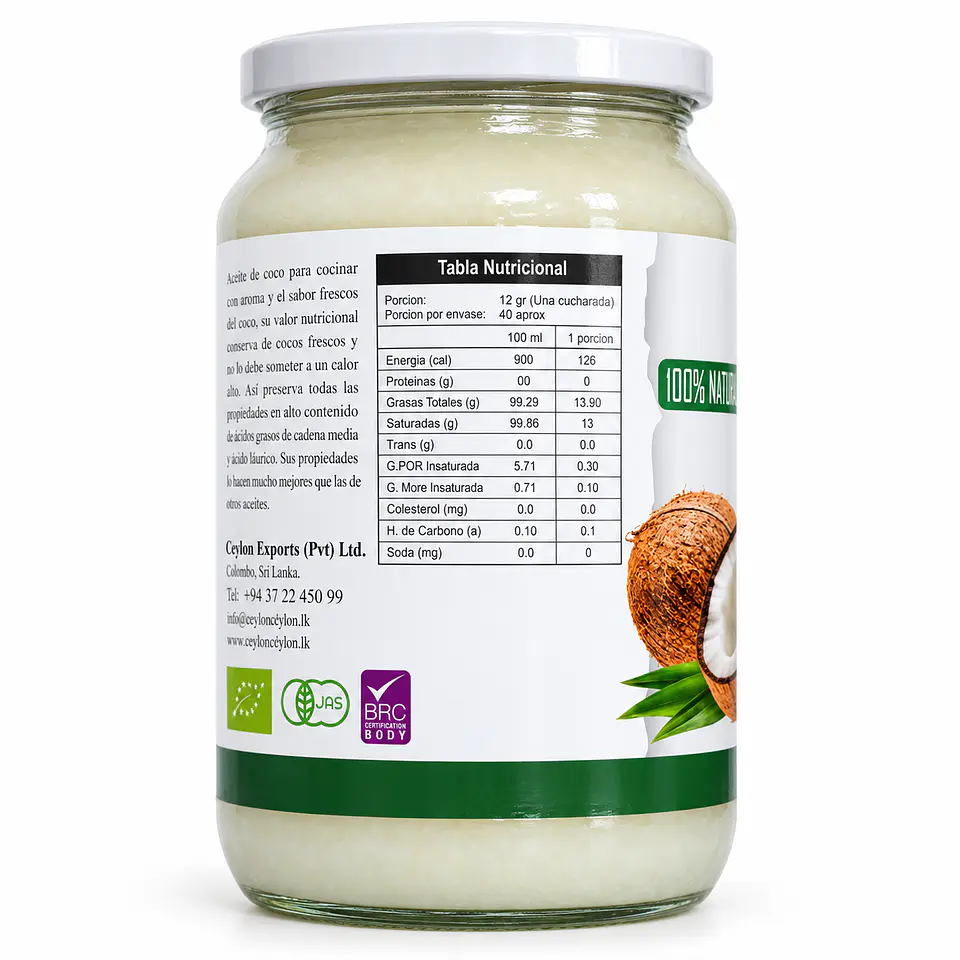 Aceite de coco ( Cocoma ) 1 Litro 2