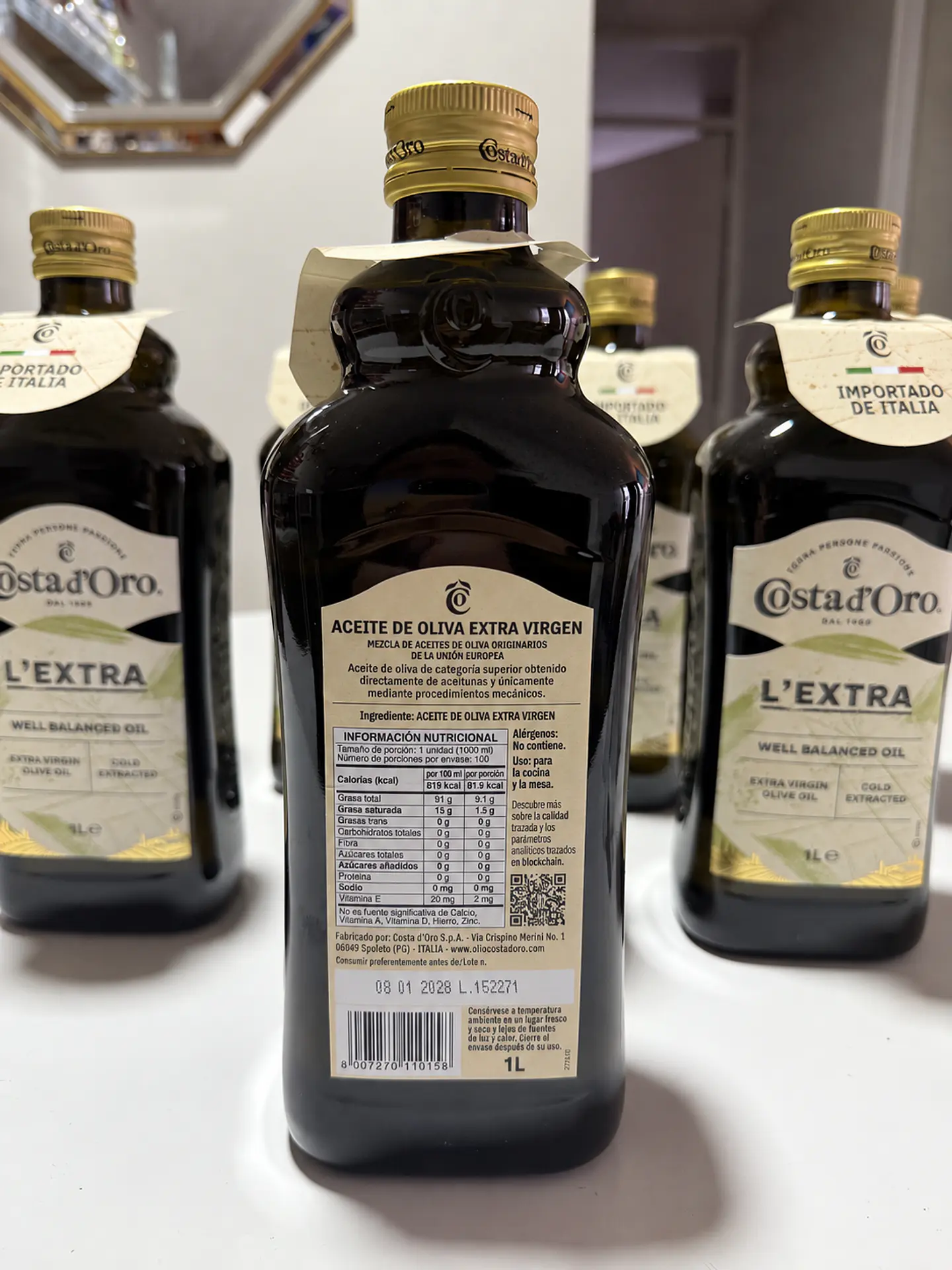 Aceite de Oliva Extra Virgen Costa de Oro 1 Litro  4