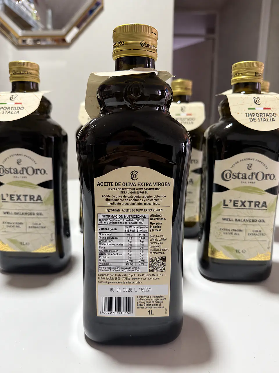 Aceite de Oliva Extra Virgen Costa de Oro 1 Litro  4