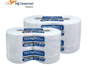 TOALLA DE PAPEL TECNOROLL HOJA SIMPLE 4X200